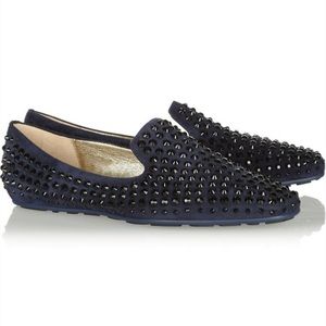 Jimmy Choo jeweled flats